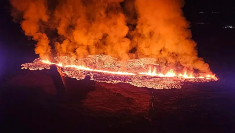 Iceland Volcano Eruption Engulfs Grindavik